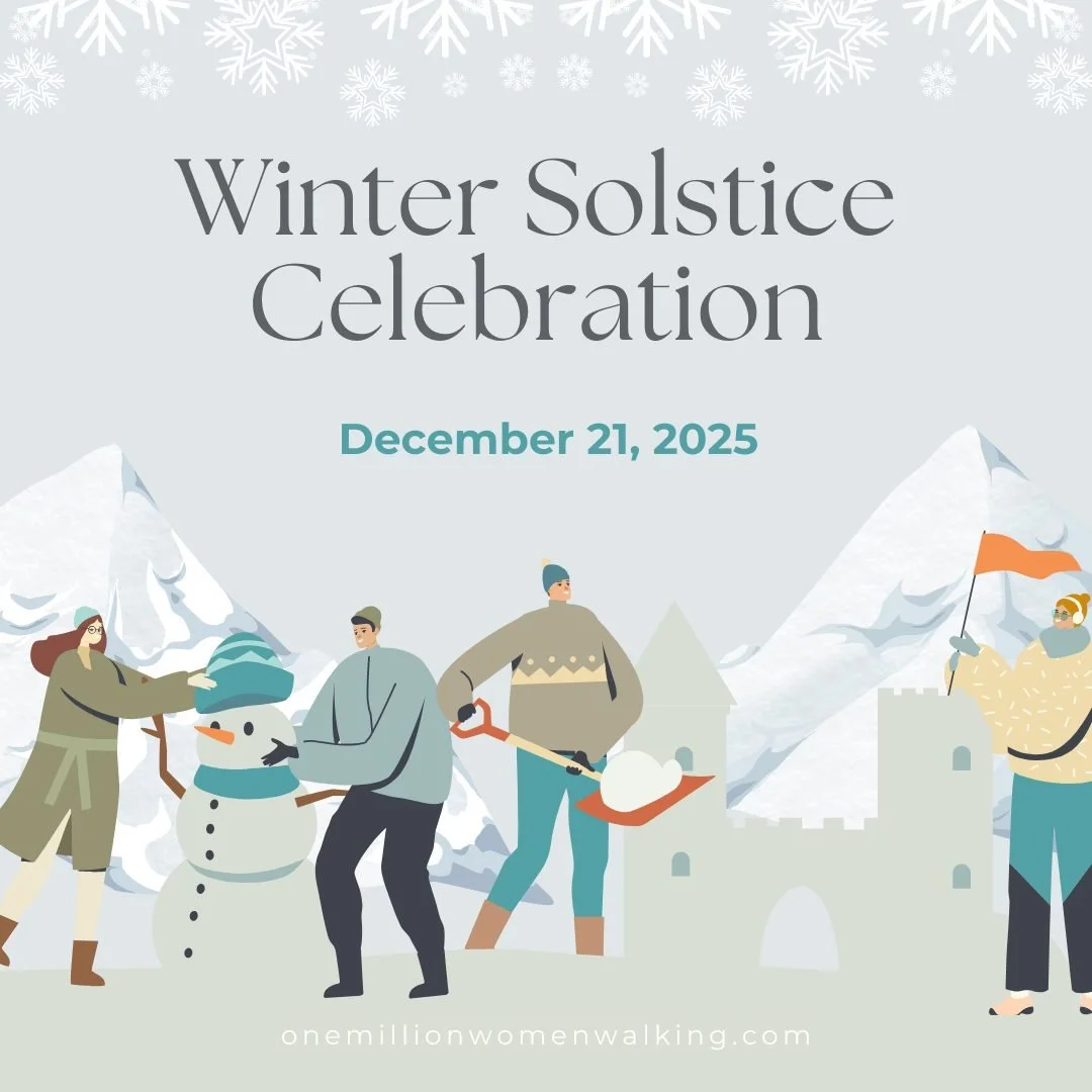 Today we celebrate Solstice, the returning of the light and we also celebrate the first day of winter. How wonderful that they arrive hand-in-hand. #Solstice #winter #walkingforhealthandhappiness