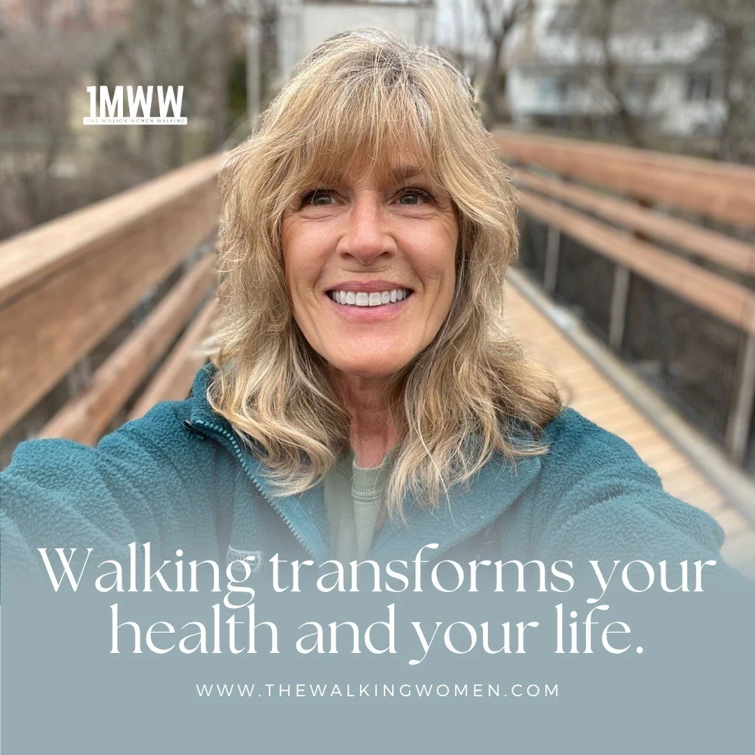 Research consistently shows women cite stress, exhaustion, and overwhelm as major barriers to movement. Ironically, walking is one of the most effective tools we have for relieving all three. A twelve minute walk outside lowers stress, improves energ
