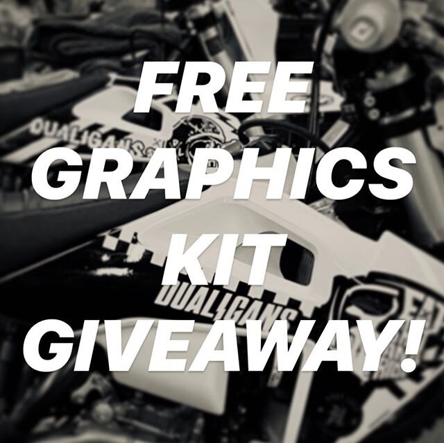 ⚡️The largest order from our Memorial Day Sale from now till Monday evening will receive a custom graphics kit for FREE!  Will custom design any kit for any bike with whatever graphic you wish!⚡️#dualigans