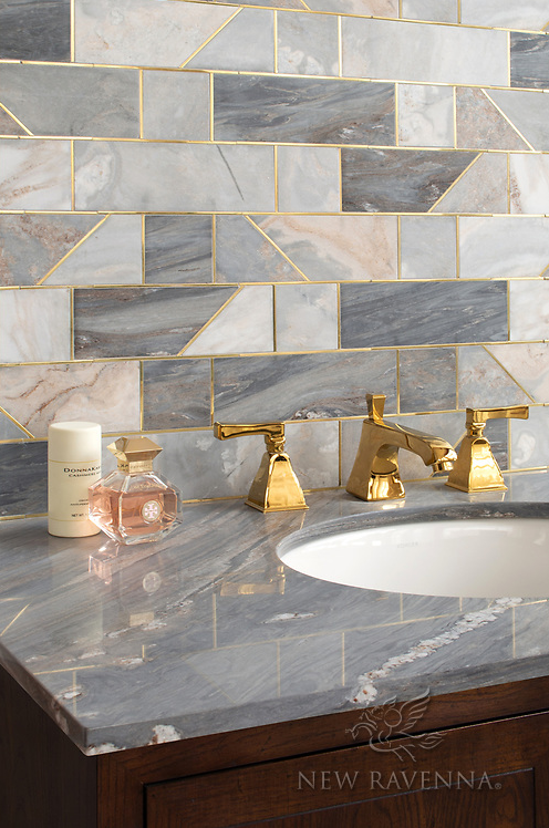 Feat. Quintin, Colorway: Honed Argent Blue with Brass Liners