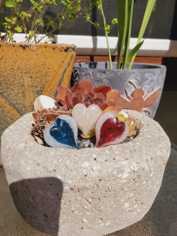 Touchstones ~ Aqua / Burgundy / All Ash ~ Optional Colors Available