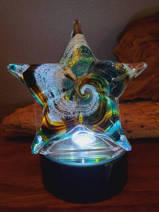 Teal/Amber/Brown/Gold 