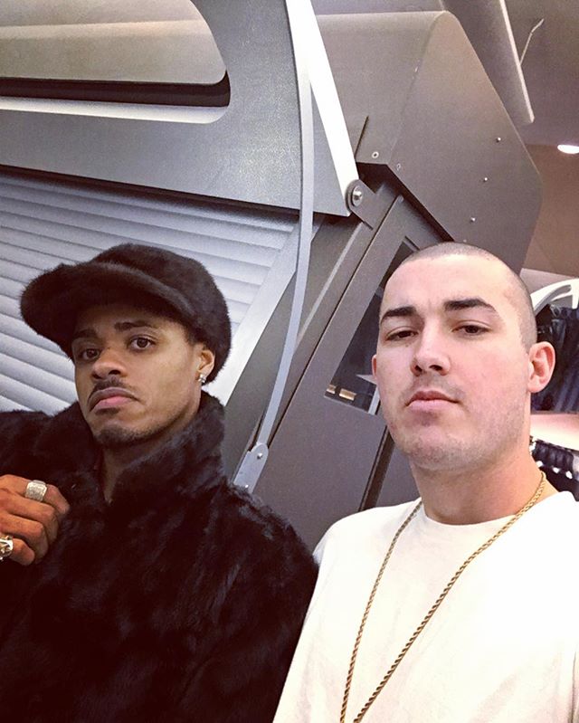 Beau with ex-pimp and real life mack Kevin Gentry