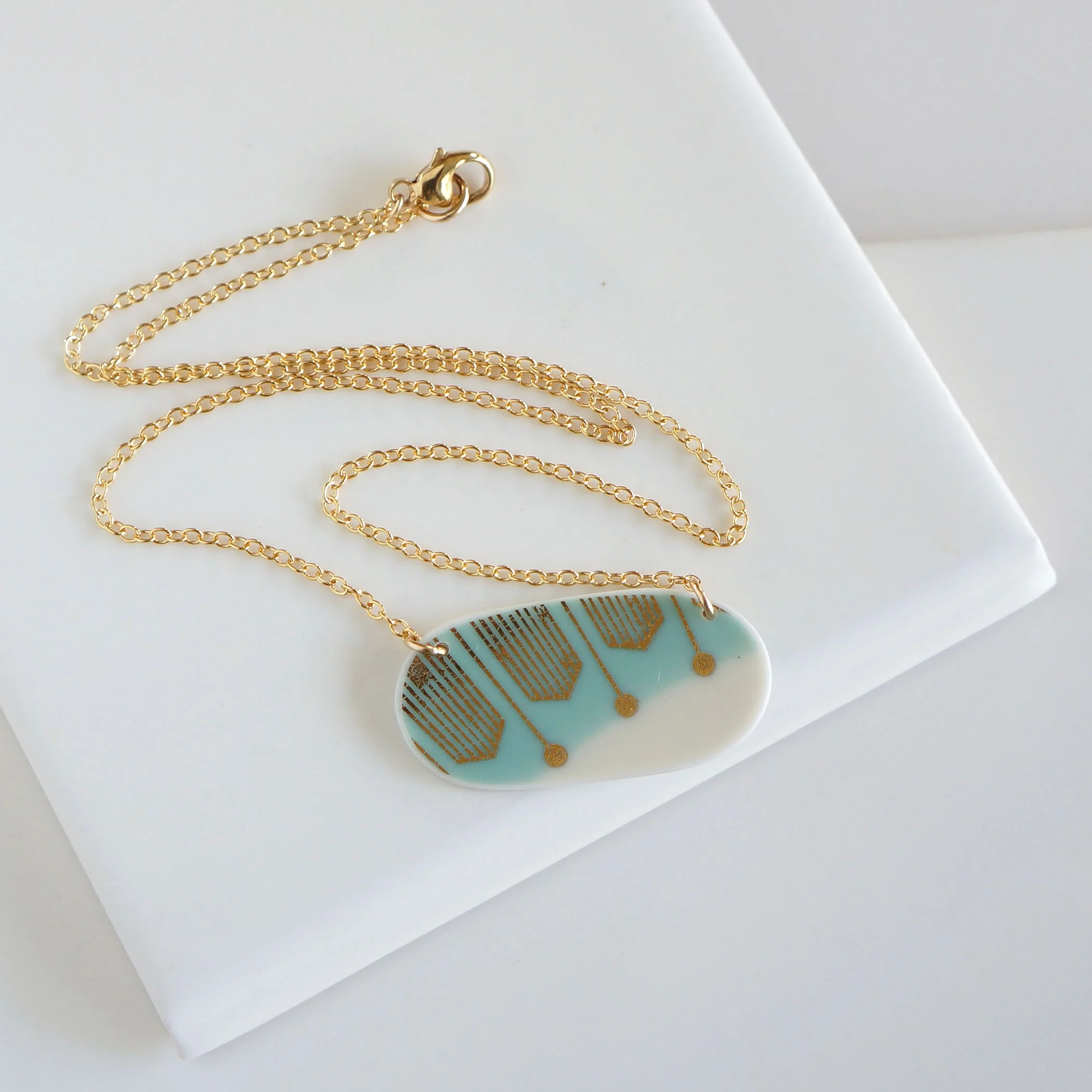 Elegant Capsule Pendant Necklace