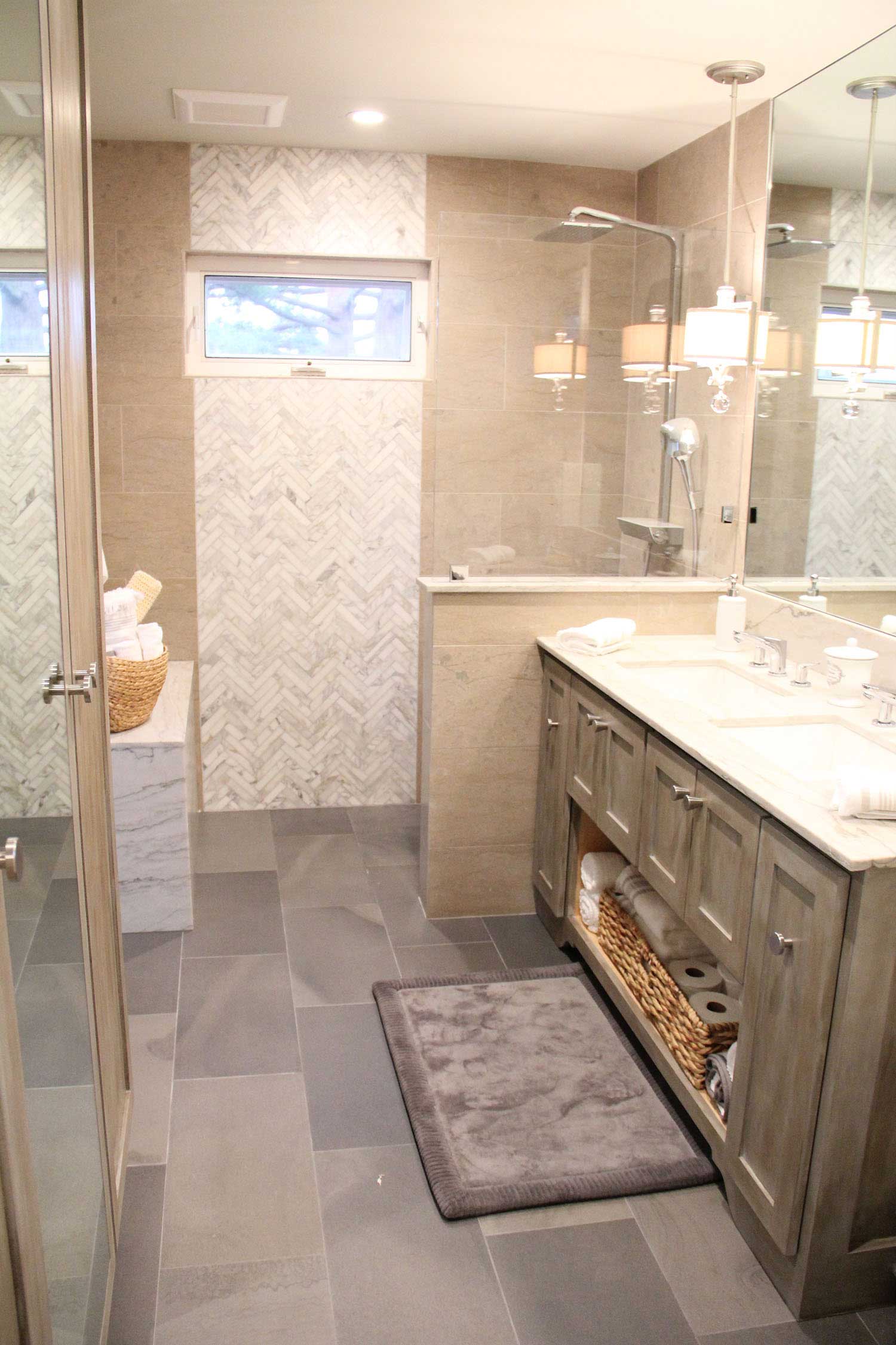 Bathroom Remodel with Custom Features