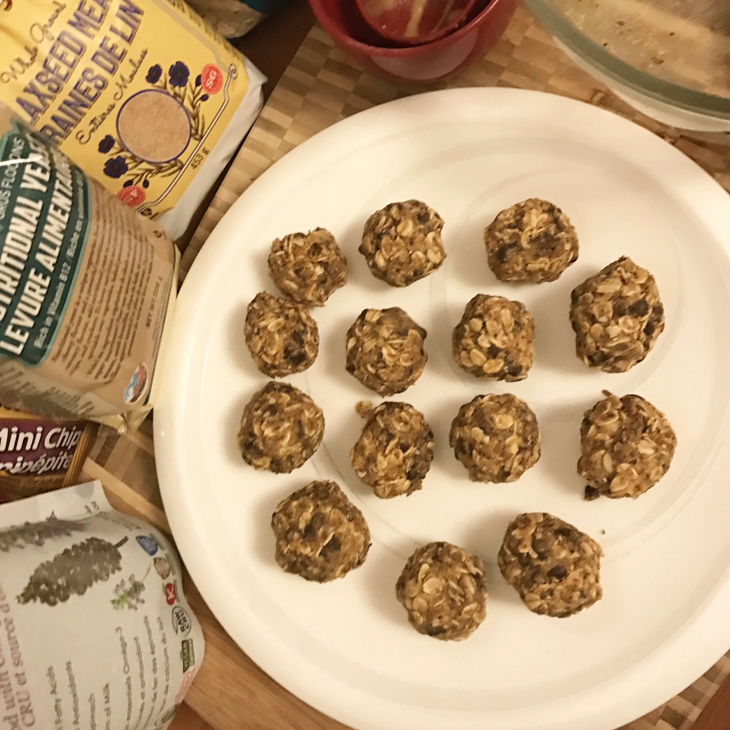 No Bake Peanut Butter Bites