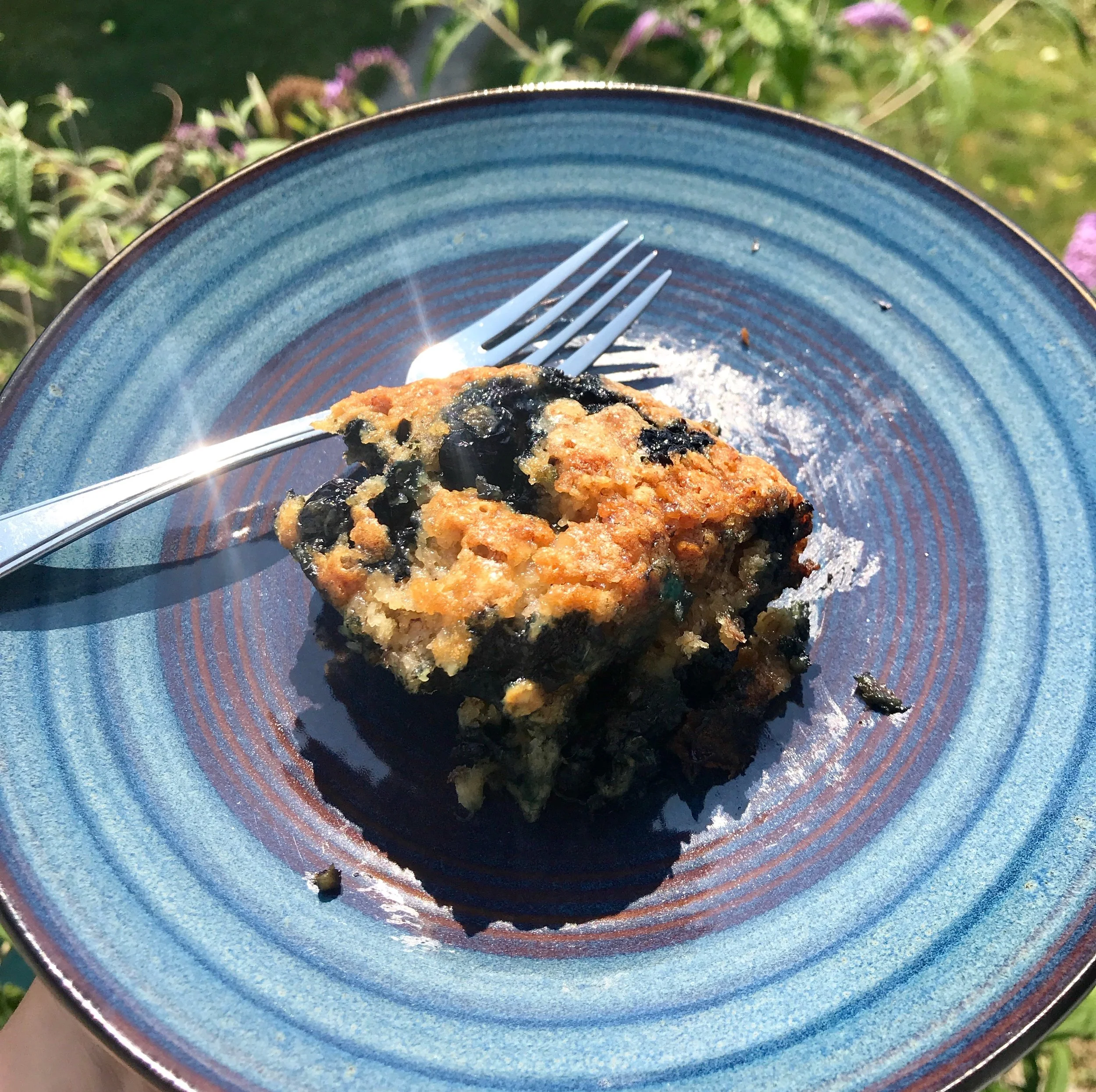 Vegan Blueberry Banana Cake