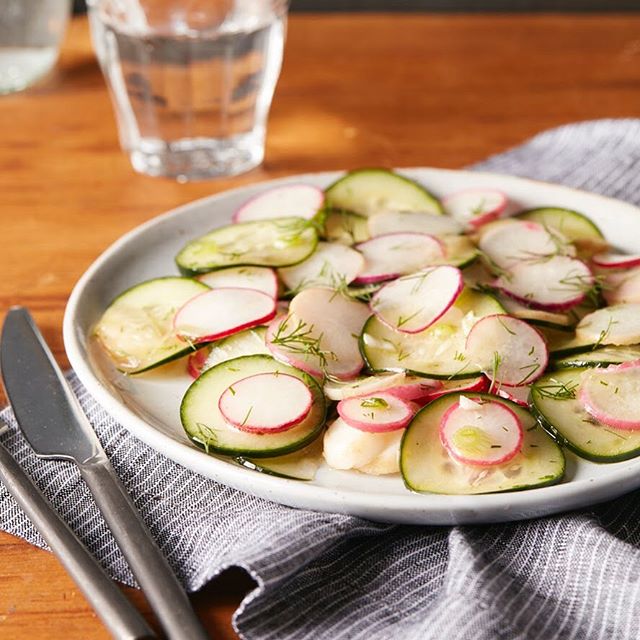 Dill, Radish and Cucumber Salad for The Hashimoto&rsquo;s AIP Cookbook #radish #cucumber #dill #lemon #thehashimotosaipcookbook #cookbook #callistomedia #foodstylist #foodphotography #foodstyling 📷 @eviabeler