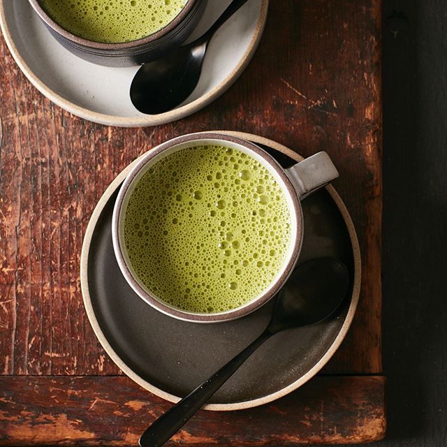 Matcha Latte for The Hashimoto&rsquo;s AIP Cookbook #matchalatte #matcha  #coconutmilk #latte  #thehashimotosaipcookbook #cookbook #callistomedia #foodstylist #foodphotography #foodstyling 📷 @eviabeler