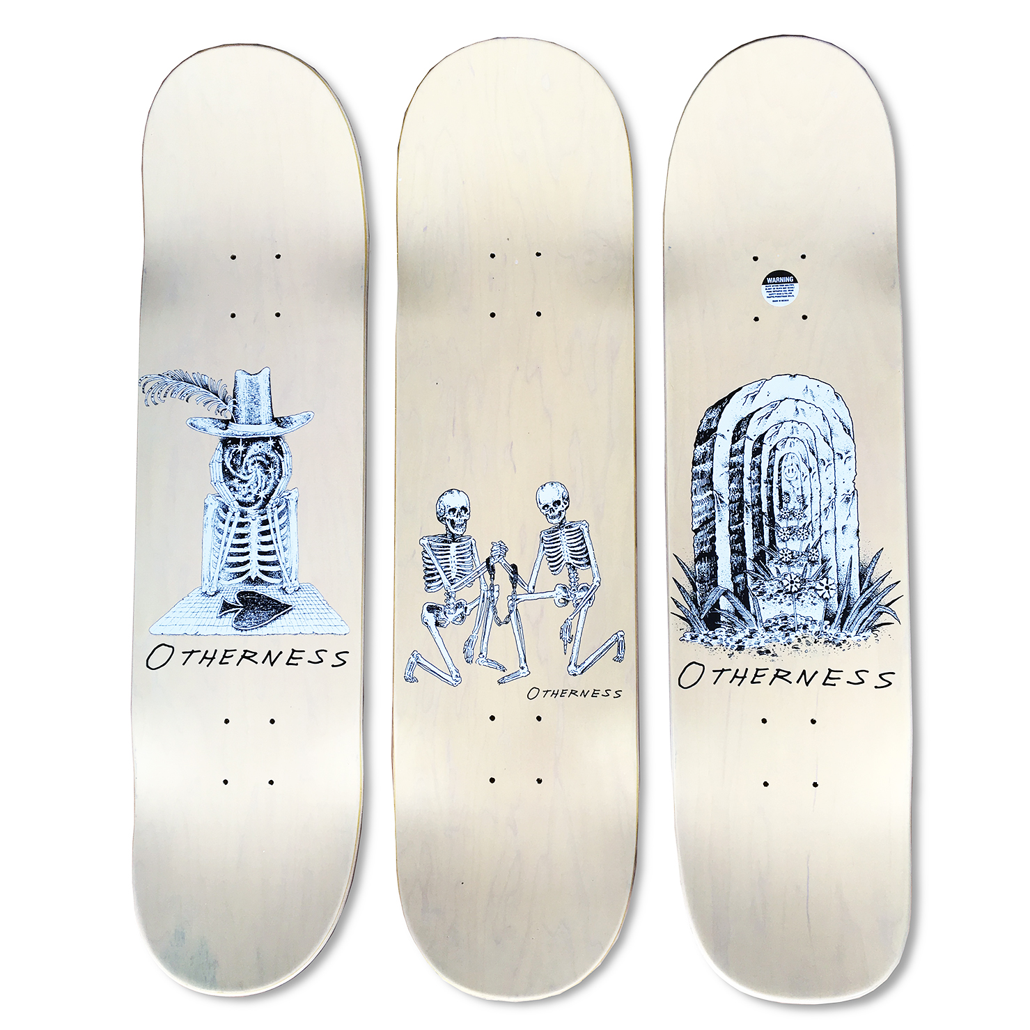 Just finished up a fun little project -&nbsp;I put together the graphics for Thom Hornung &amp; Mat O’Brien's new board company called Otherness.&nbsp;Pro models include Marc Johnson, Barker Barrett, and Shannon May. &nbsp;Illustrations by Derek Sno…