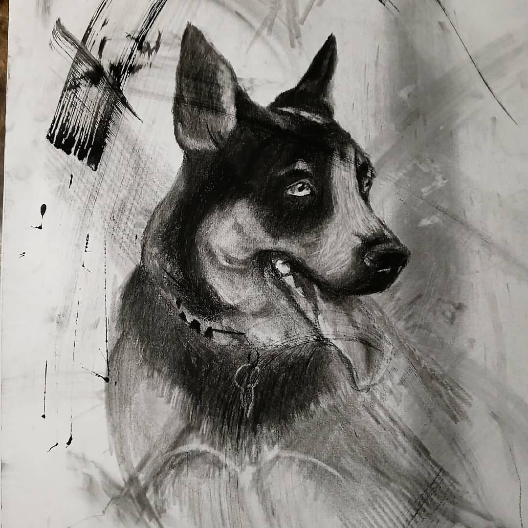 For a client. Thanks #riverfrontpets
#dog #ilovedogs🐶 #ilovedogs❤️ #ilovedogstoomuch #ilovedogtoo #dogsofinstagrams #starvingartists #charcoalart #charcoalportrait #charcoallabsofinstagram #charcoaldrawing #mypetdog #mansbestfriend🐾 #dog #canineart