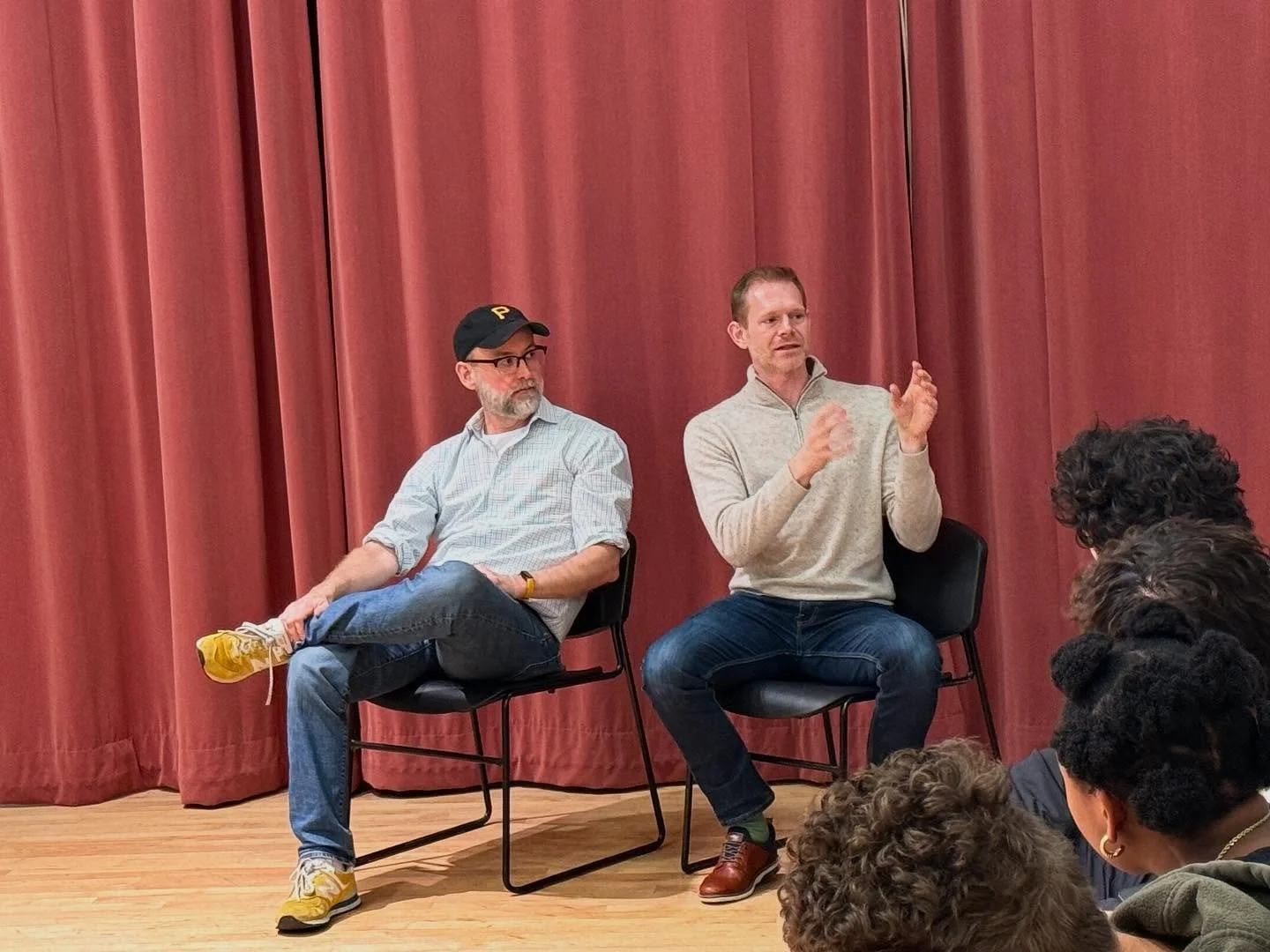 Finishing out the @cmudrama Acting/ MT Fall 2025 semester strong with a guest artist visit from @carnegiemellon alums @koomandimond @michaelkooman @dimondvision! It was a wonderful masterclass with so much artistry shared by our alums, students, and 