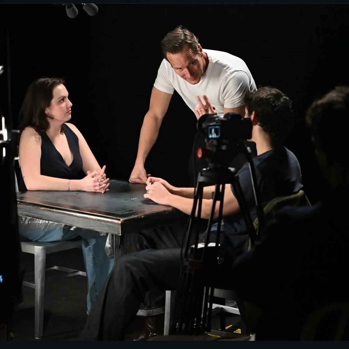 More incredible guest artist visits to the @cmudrama Acting &amp; Music Theater Program over the last week:
- @thereelpatrickwilson and @happydaggy spent two days visiting classes and sharing their incredible expertise/ experience with our students! 