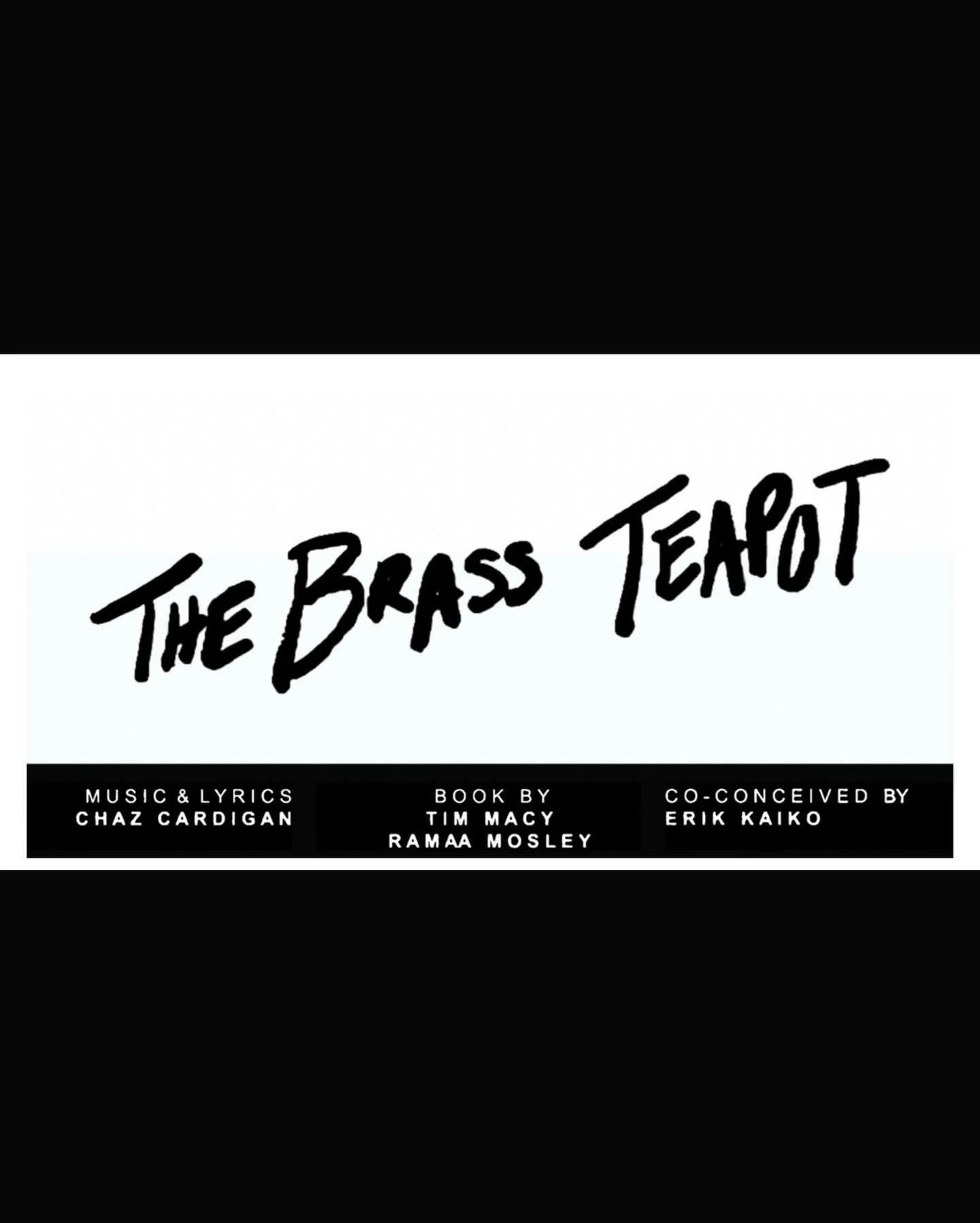 Coming up next month: The Brass Teapot (by @chazcardigan @ramaamosley #timmacy / co-conceived by @okiak | Developmental Reading produced by @ogunquitplayhouse 

Can't wait to get back in the room with these brilliant humans, our stellar cast, and led