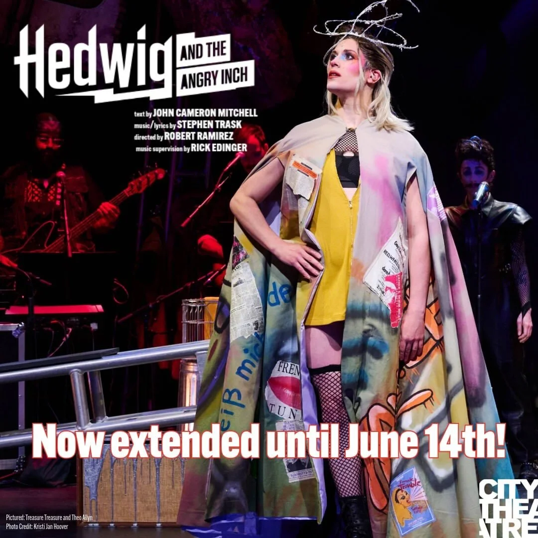 SO proud of this production and company! DUE TO POPULAR DEMAND Hedwig and the Angry Inch  HAS BEEN EXTENDED UNTIL JUNE 14TH. Tickets available now at CityTheatreCompany.org

@city_theatre @culturaltrust @robearamirez @wowitstreasure @benbroskiii @the