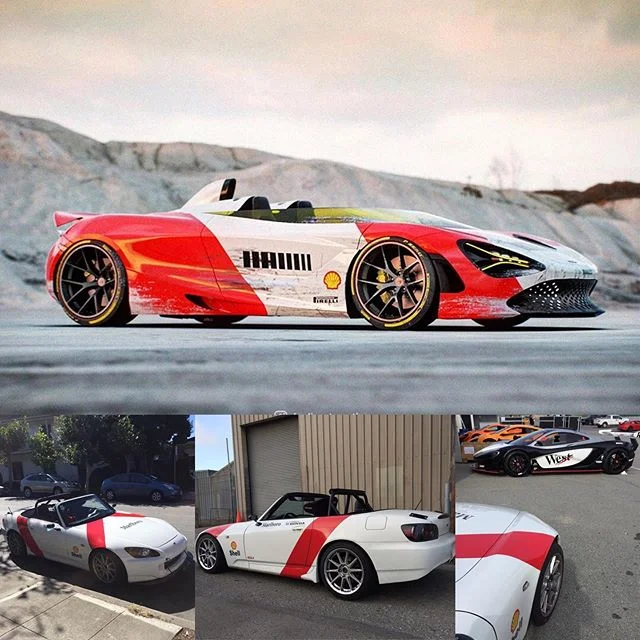 When you take your MP4/4 themed Honda to Laguna at the same time as team McLaren, and 4 years later they try to sell your car.

#royalties #mclaren #honda #marlboro #nosmoking #shell #formula1 #trackday #classic #racecar #soclassic #lagunaseca #notop