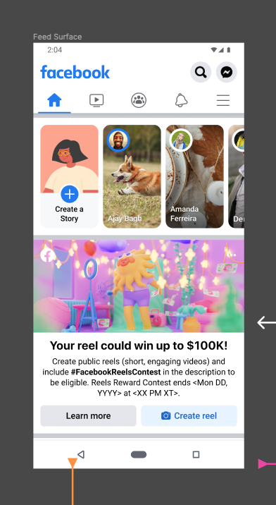 Top-of-Feed promo