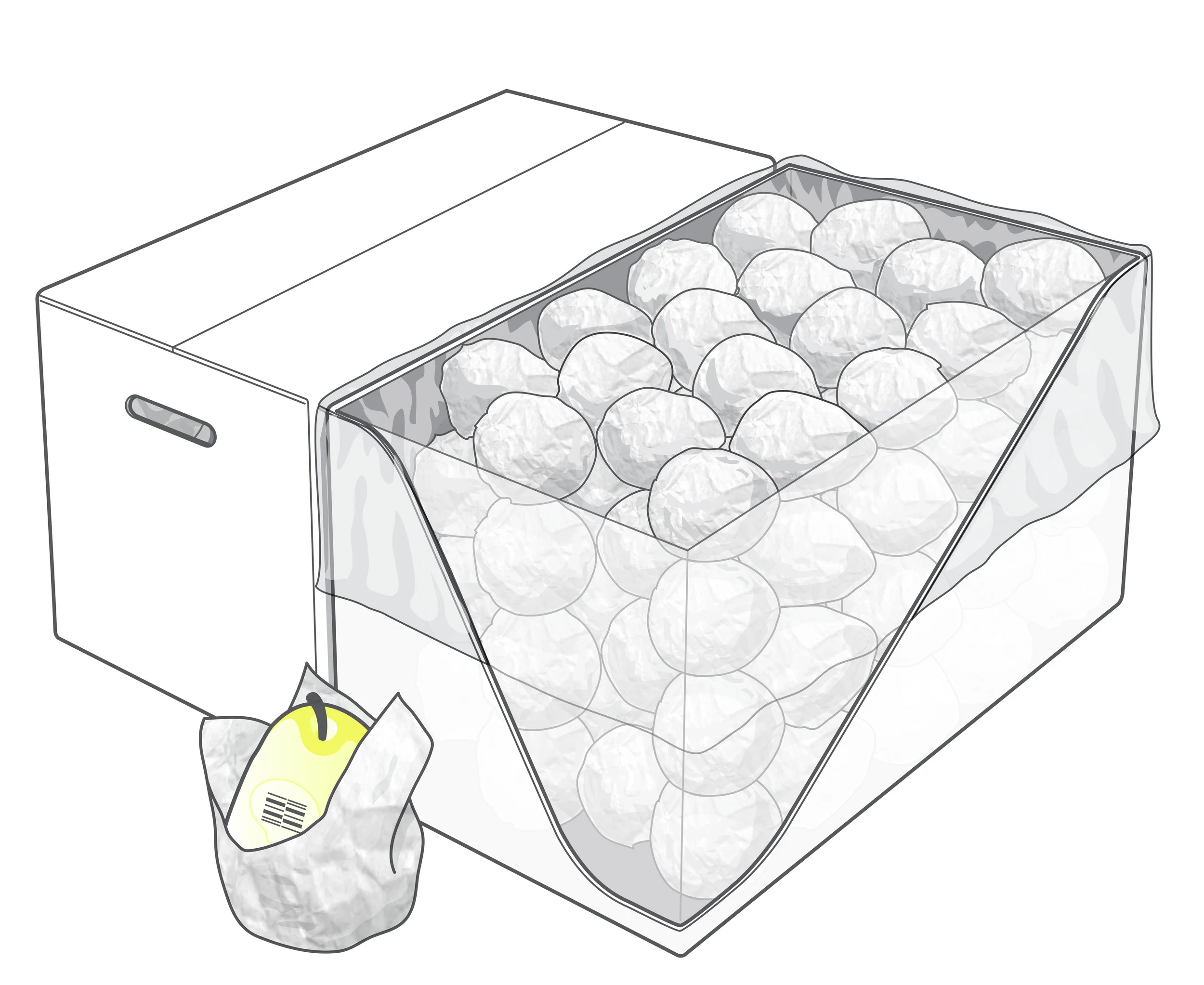 US 4/5 Bushel Tight Fill / Wrap Pack