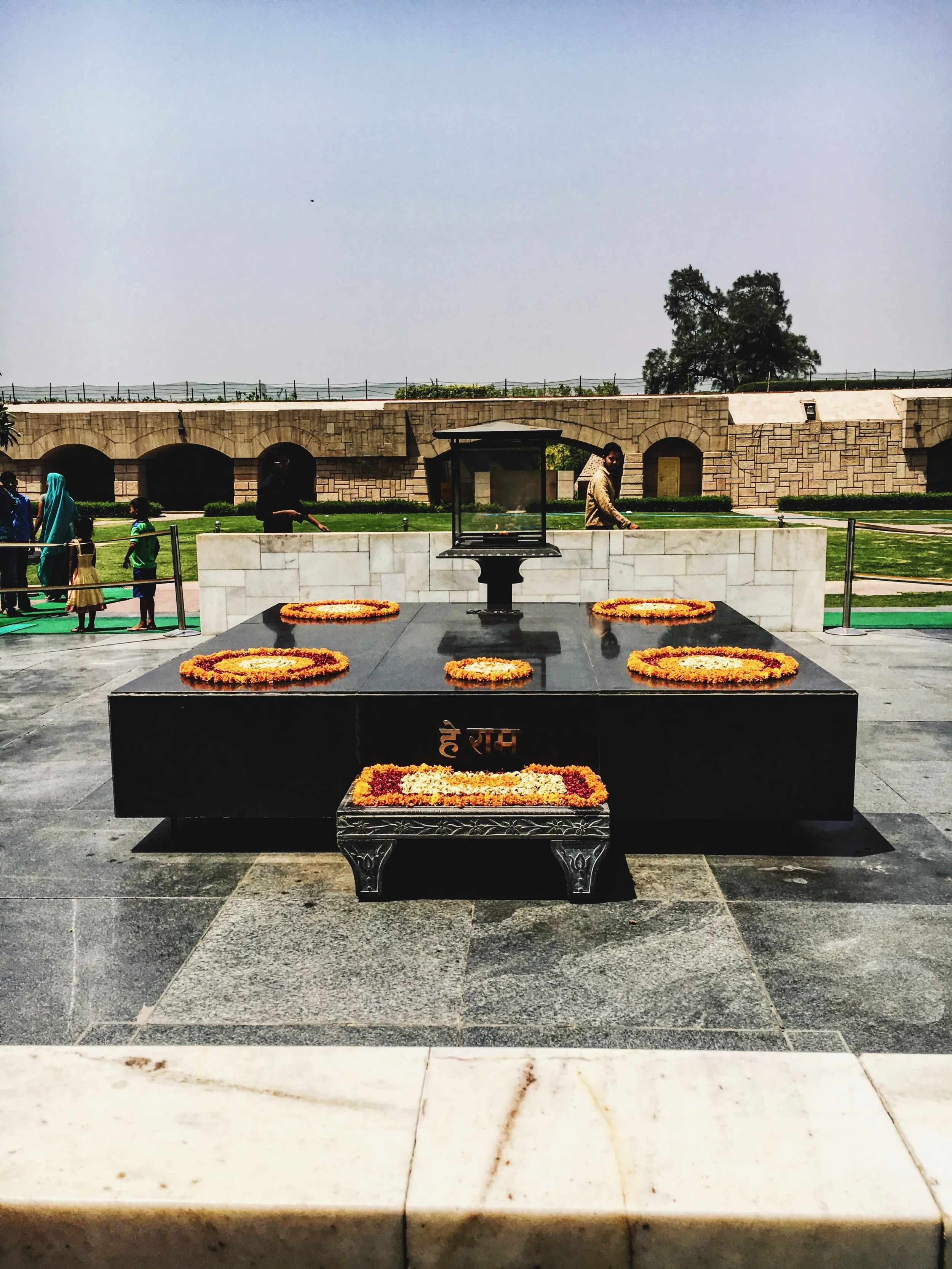 Ghandi's grave