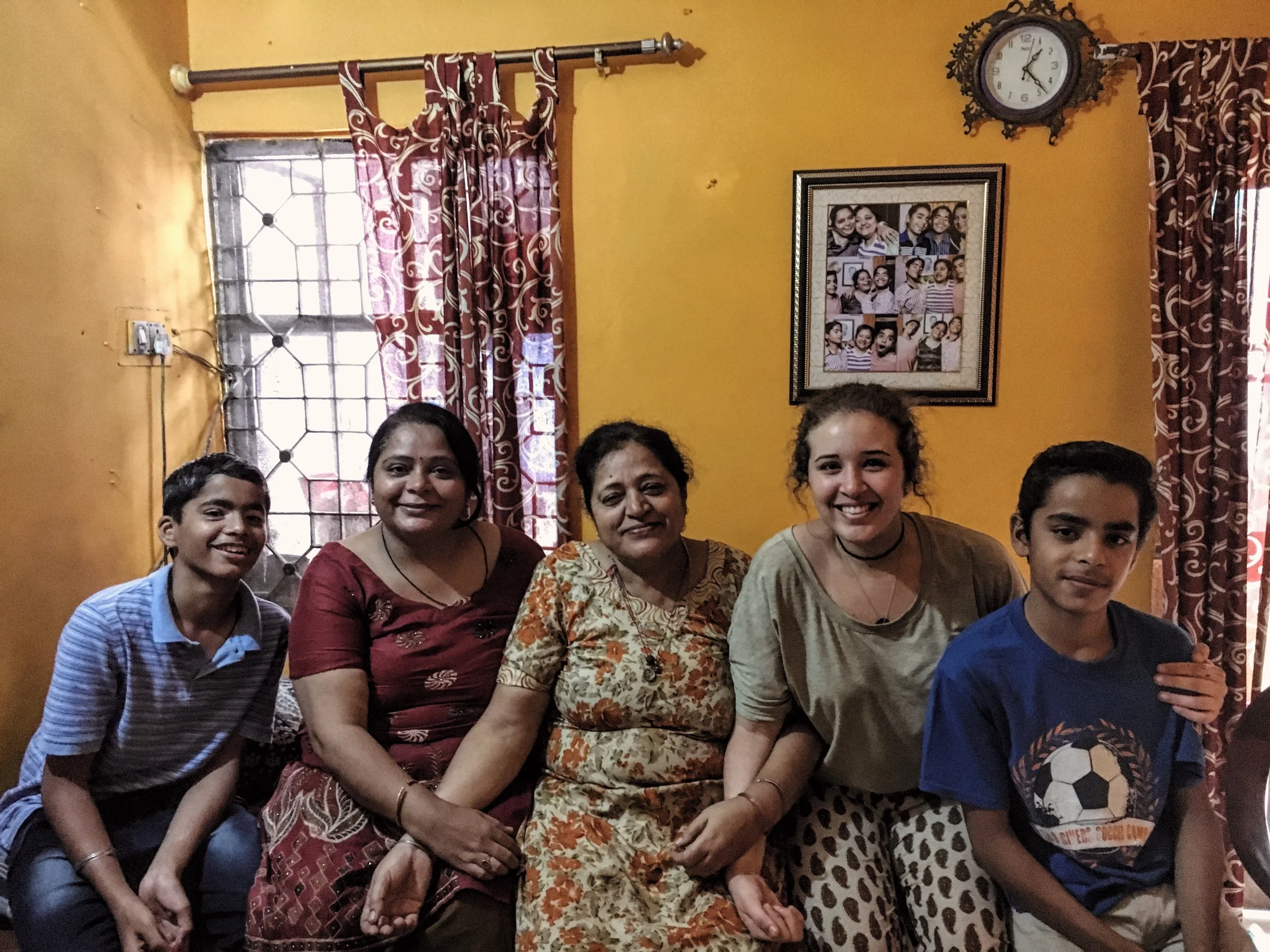 Vansh, Mamta, Nani, me, and Varun... oh, how i love them!