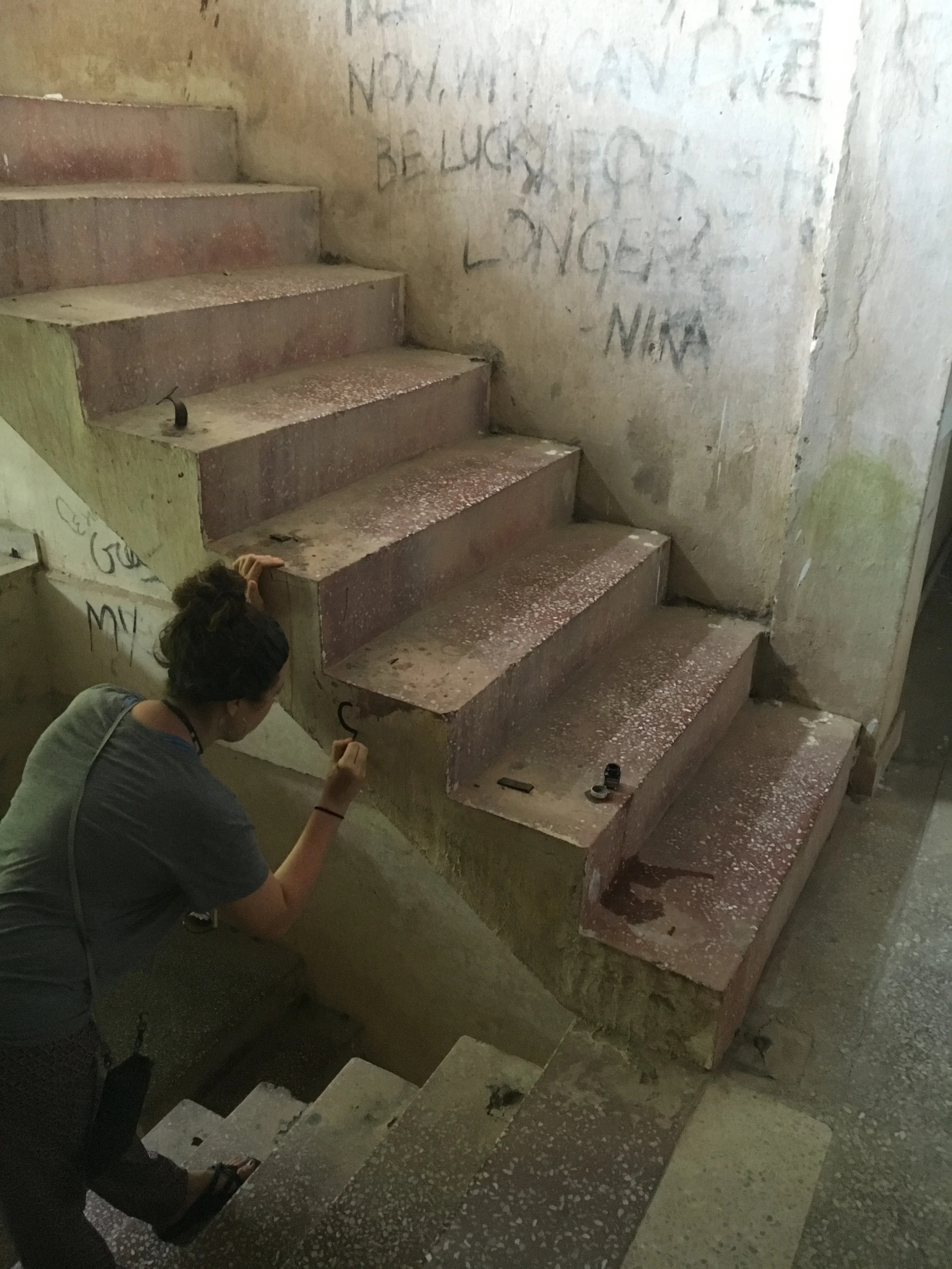 i wrote "go forth"- a motto that has stuck with me throughout my journey