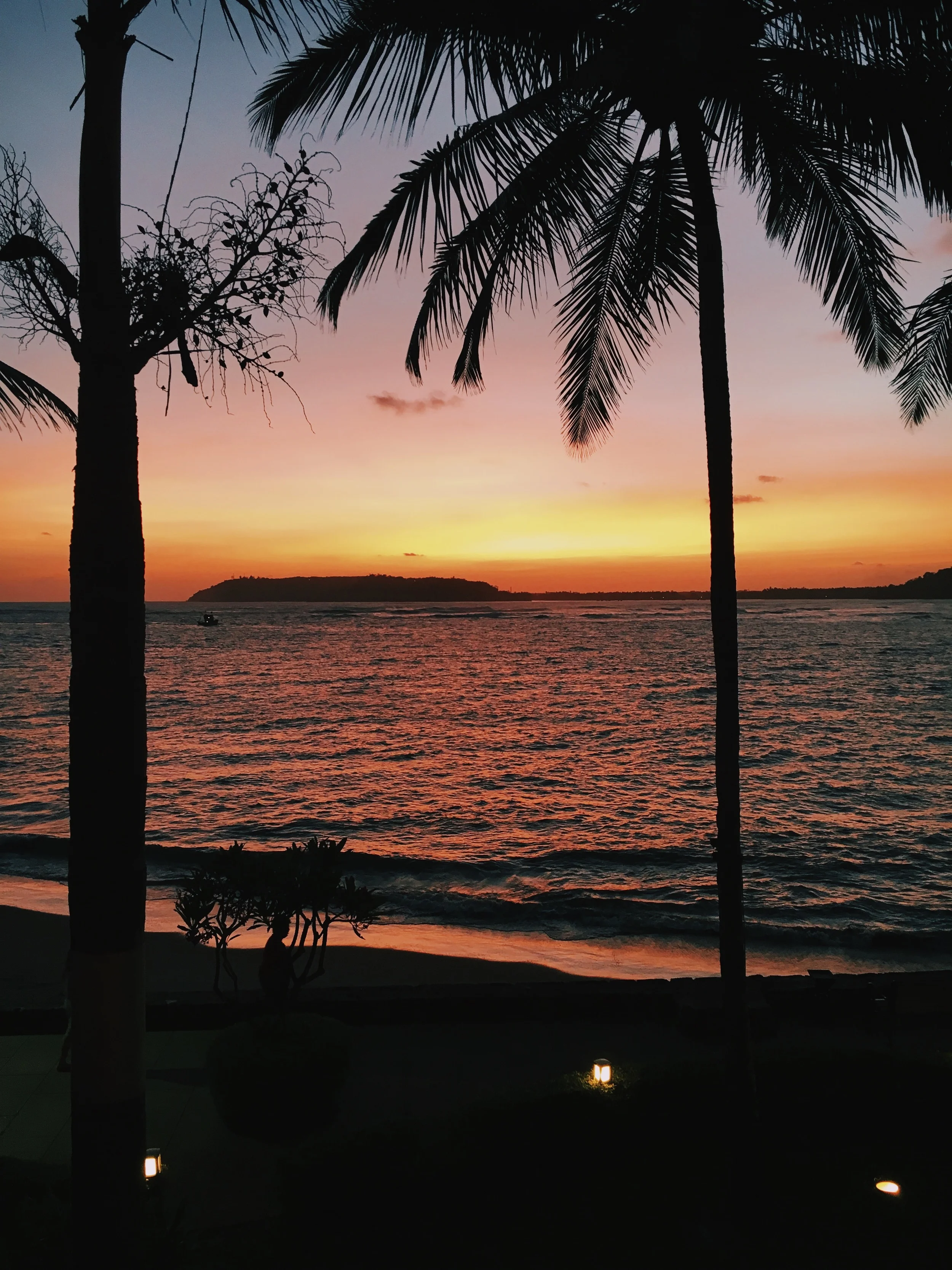 sunsets are unbelievable. 