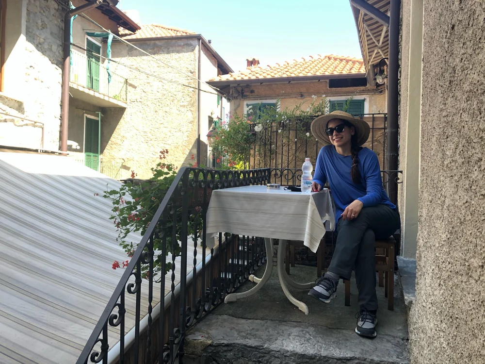 Socially distanced tables 