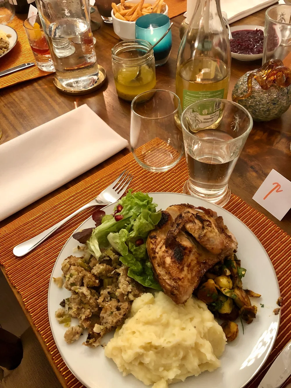 Thanksgiving dinner with Friends