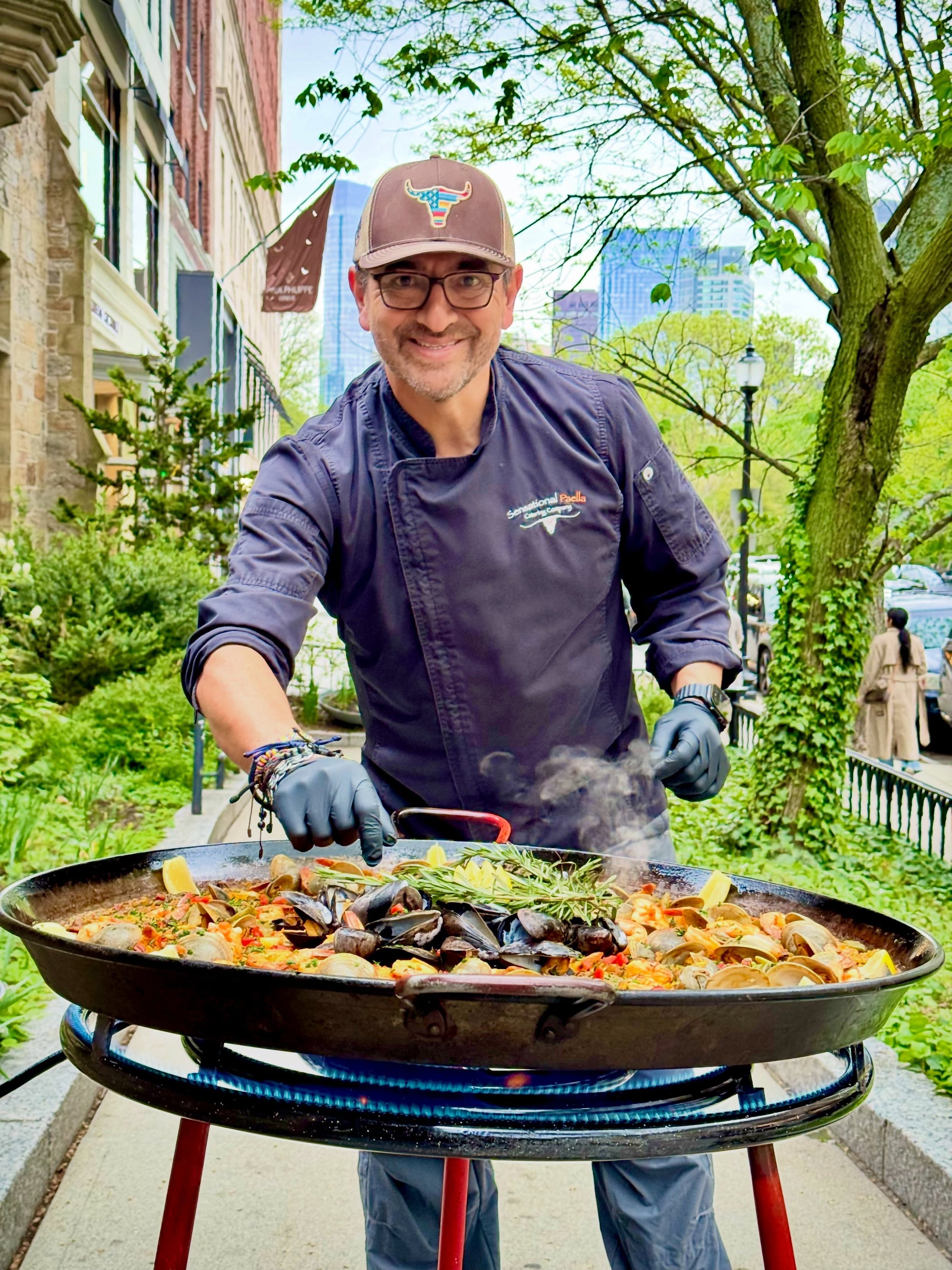 🧑&zwj;🍳🥘❤️ - Boston showed up beautifully last night. 🥘✨ Great energy, amazing people, great teamwork, beautiful atmosphere, giant pans of paella, and one unforgettable celebration from start to finish. Nights like these are what the Sensational 