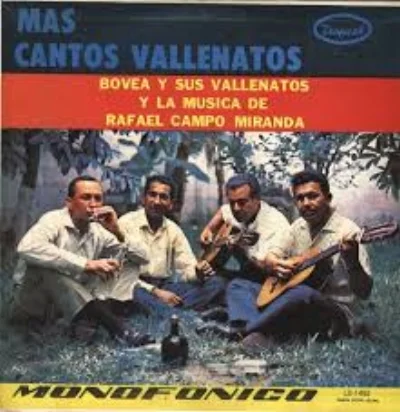 Bovea y sus vallenatos. Intérpretes originales de "Pájaro Amarillo"