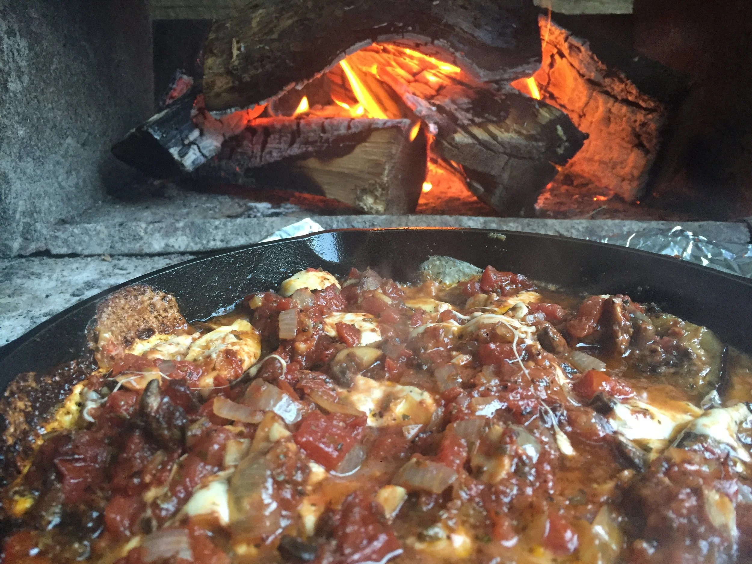 Grilled Eggplant Parmesan