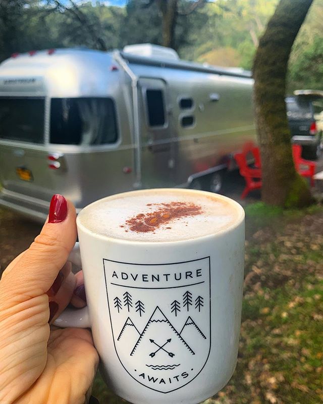 It&rsquo;s the first day of vacation and we&rsquo;re starting it off right. Slept in and with homemade latte in hand are planning our week in Northern Sonoma county. Yes, wine is most definitely on the agenda!
🍷
#livingdriven #airstream #airstreamli