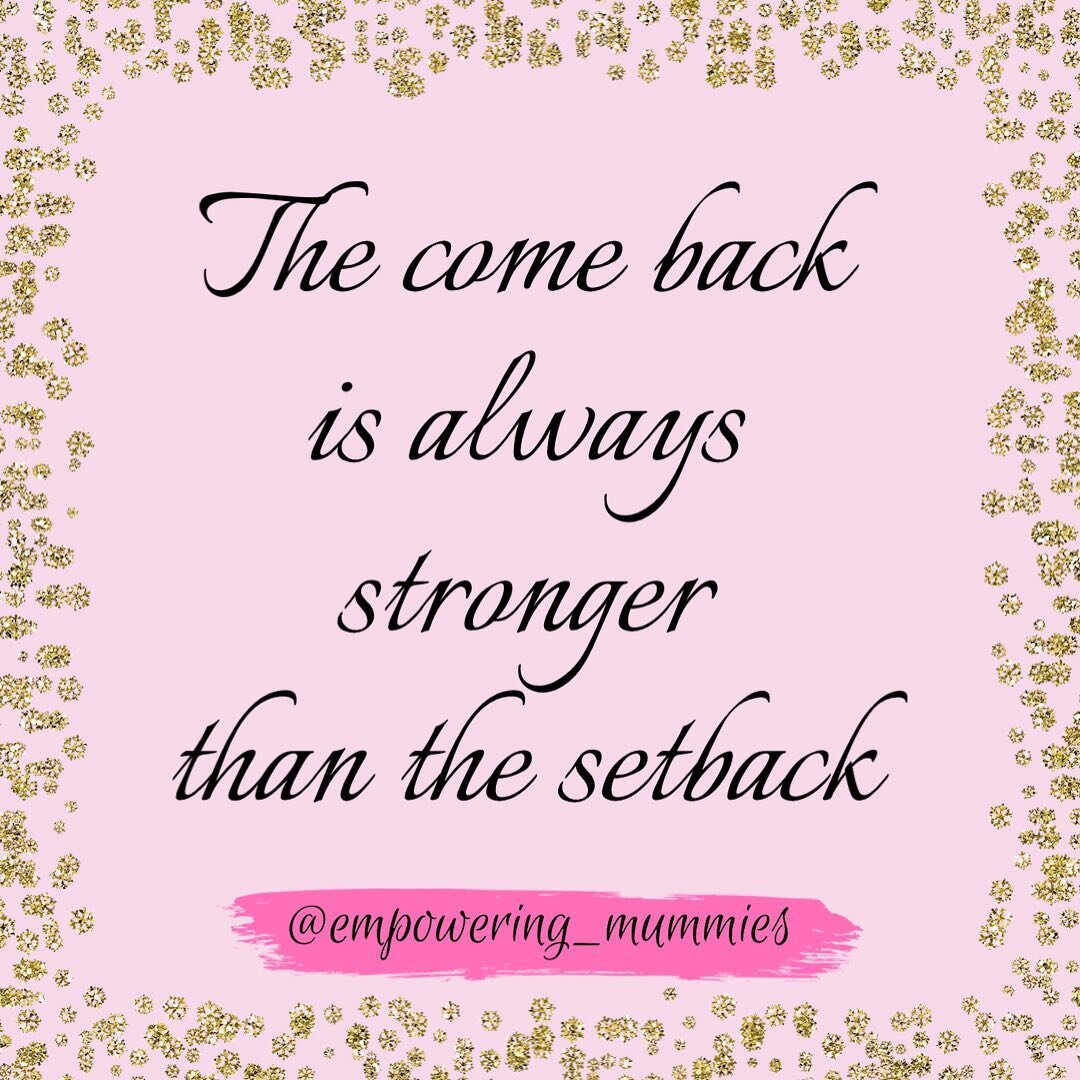 Who didn&rsquo;t have setbacks? especially in this time of constant change and adaptation

Setbacks are important, without them we won&rsquo;t understand more ourselves, we won&rsquo;t understand life better. It is in our power and in these opportuni