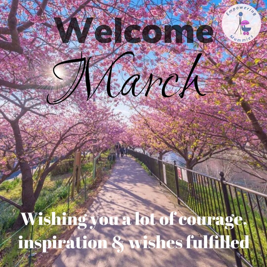 Welcome #march 🌸
Be magical and the best month ever! 

Click in my bio for more info EM ✅

💕FOLLOW:&nbsp;@empowering_mummies
for more empowering content 

👥 TAG a friend who needs to see this

Turn on post notifications ✅

Remember, you are amazin