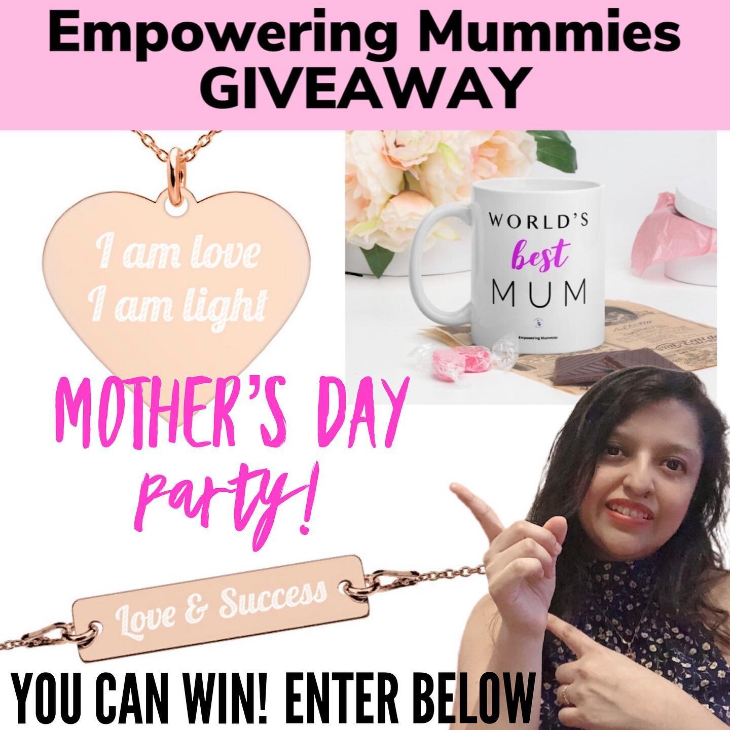 Reward yourself &amp;
Celebrate Mother&rsquo;s Day 💃😍💕
 
Win any of this amazing Miracle tools! 
💥 The bracelet to avoid procrastination and never give up until achieve success.
💥The necklace to overcome obstacles in life and to remember that yo