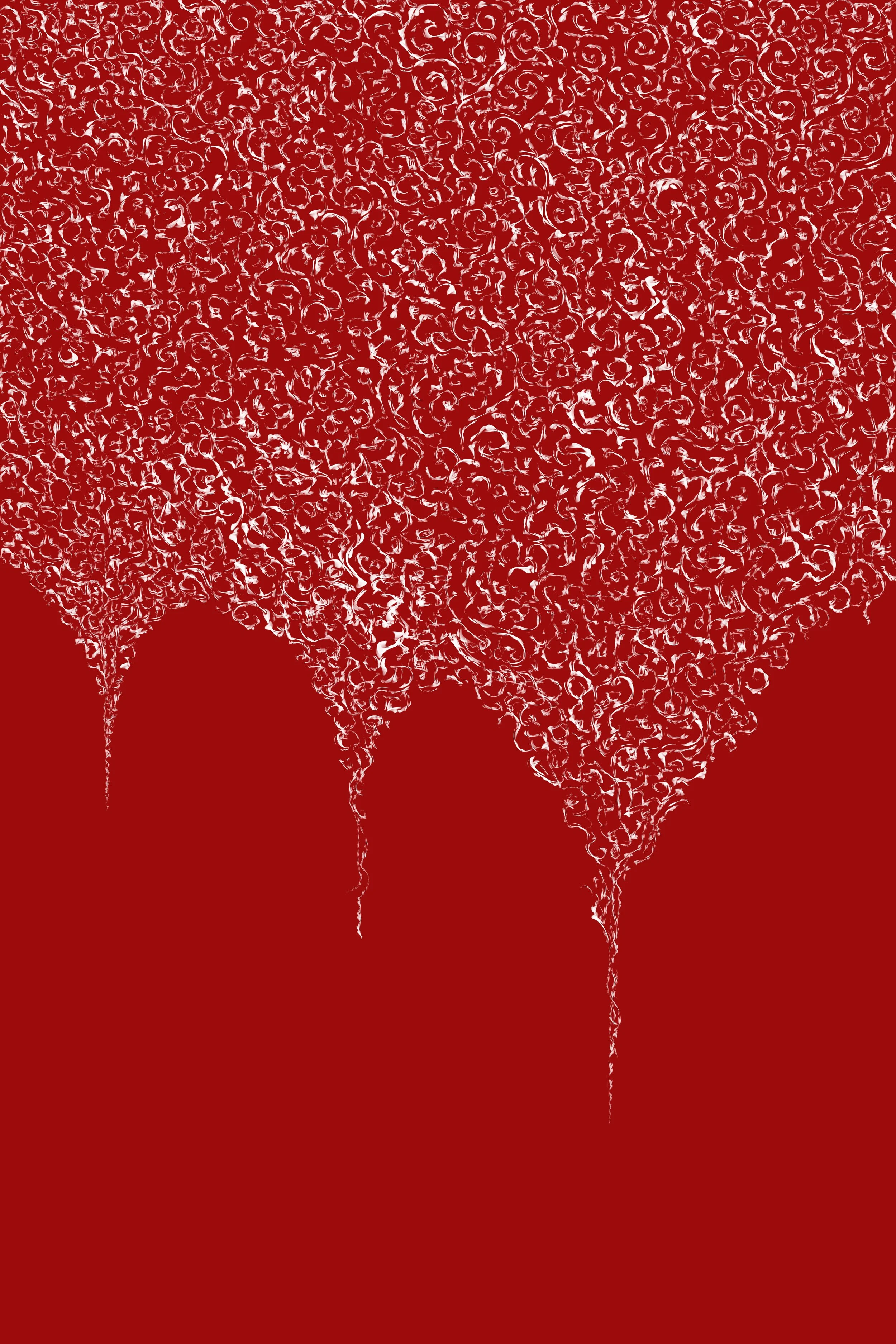Red drape painting