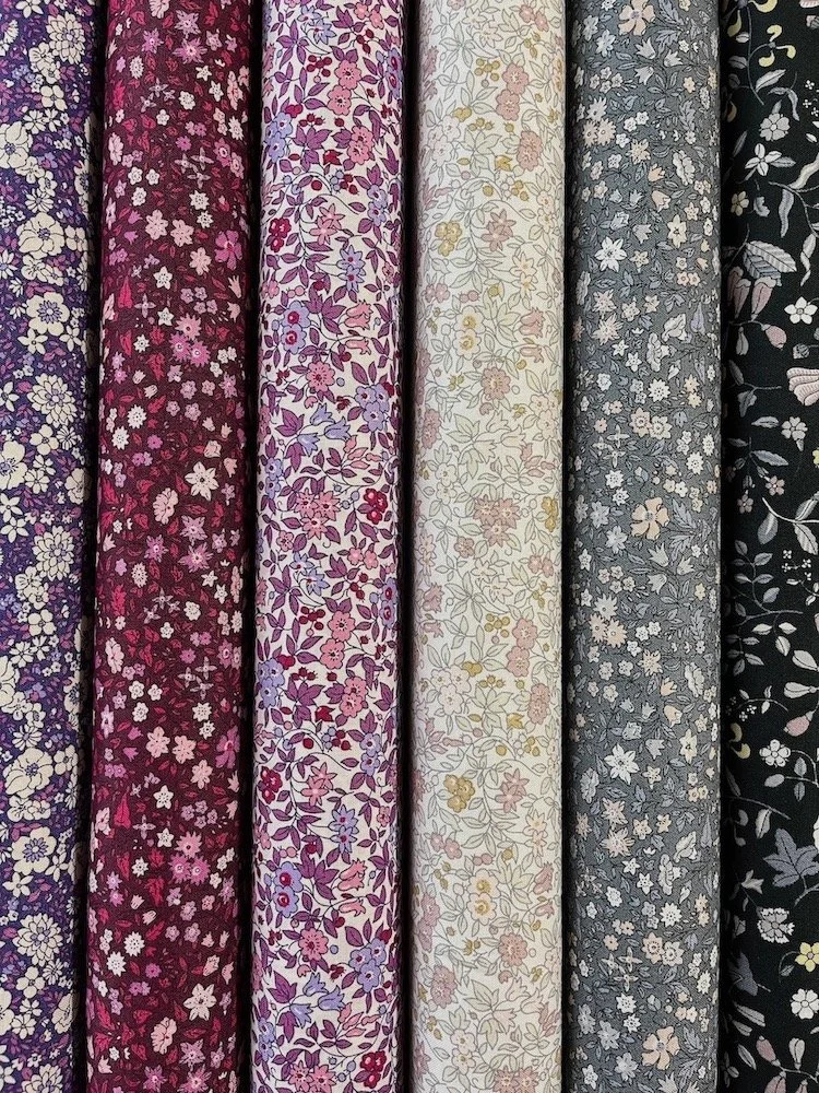 Liberty Fabrics FLOWER SHOW (6) Fat Quarter Bundle - Fiber