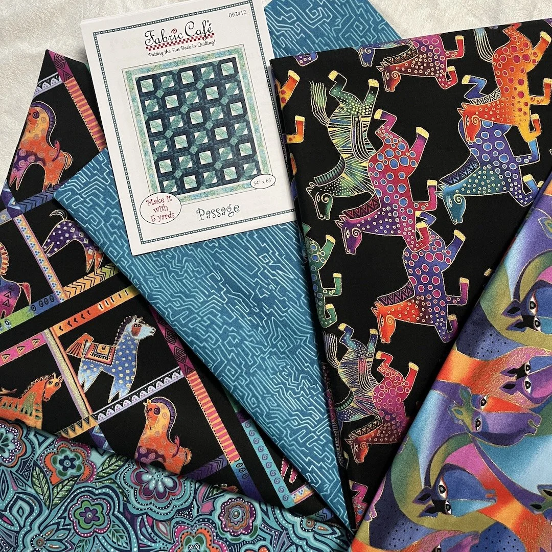 Laurel Burch FIESTA PASSAGE Quilt Kit