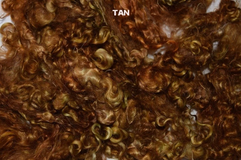 tan mohair