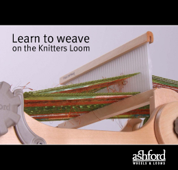 Learn to weave on the knitters loom