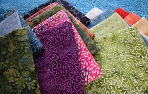 Clothworks Fresh Batiks Botanica