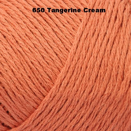 Brown Sheep Cotton Fleece 650 Tangerine Cream