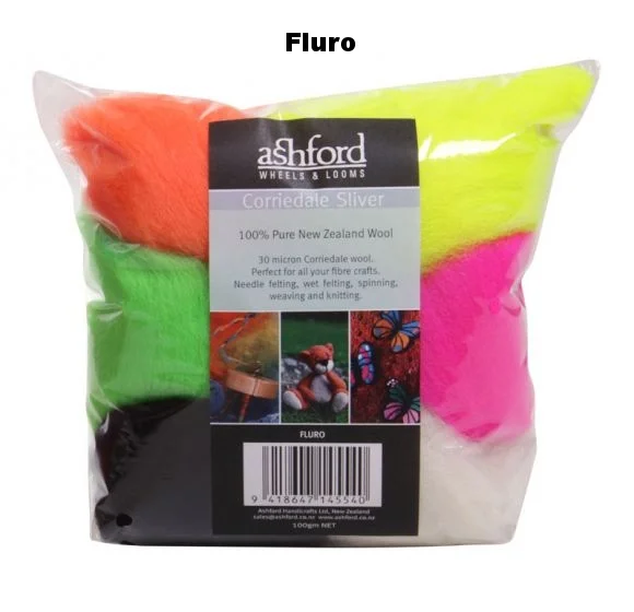 Copy of ashford-corriedale-wool-fluroscent