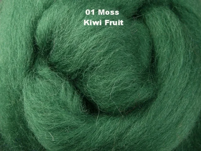 wool-roving-green