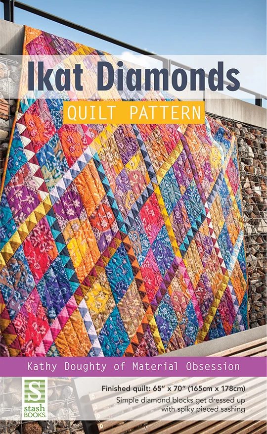 Ikat Diamonds Quilt Pattern