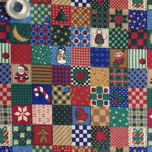 VIP Cranston Holiday Checkerboard 1/2 yd