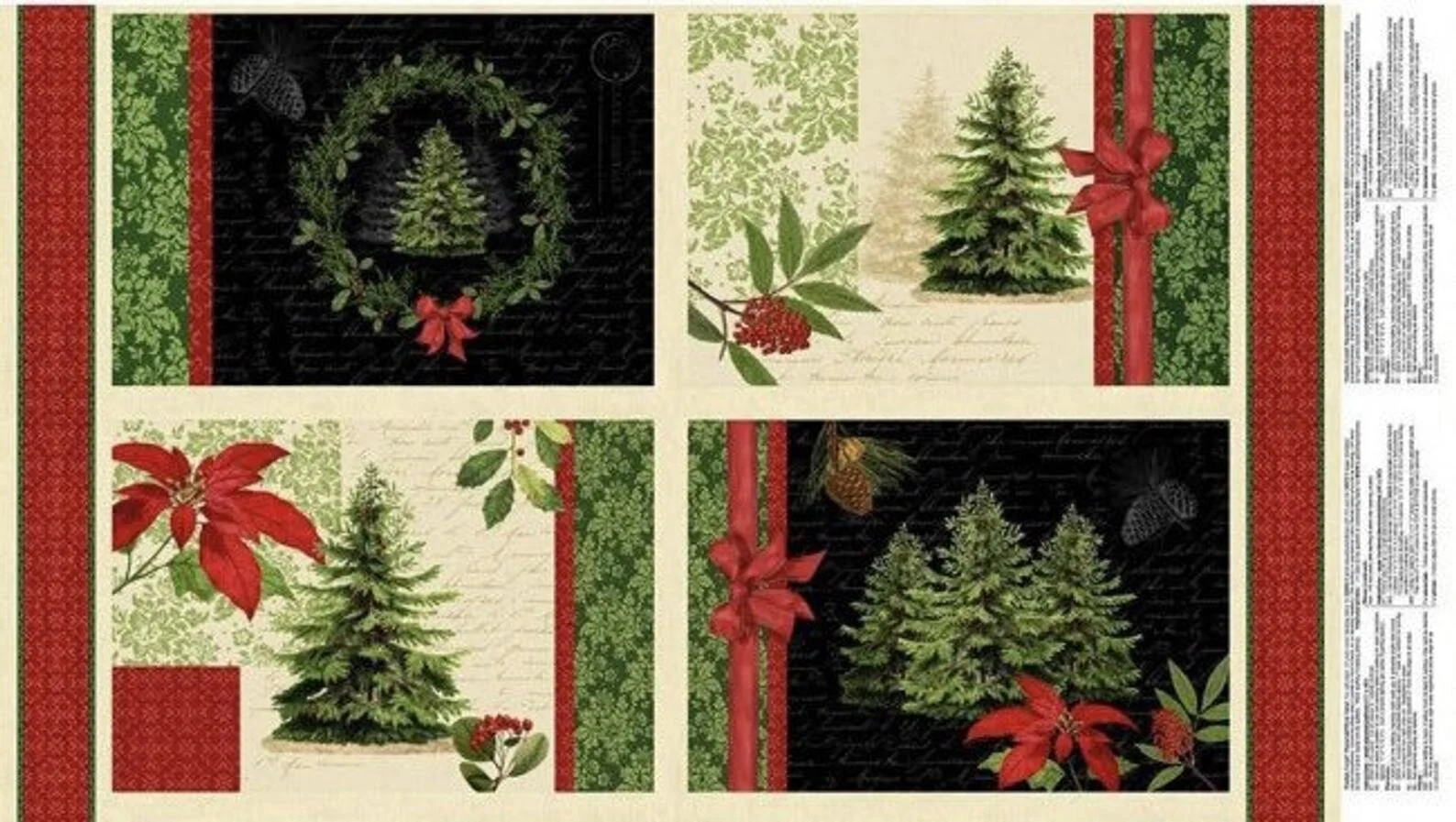 Wilmington Prints Festive Forest Panel