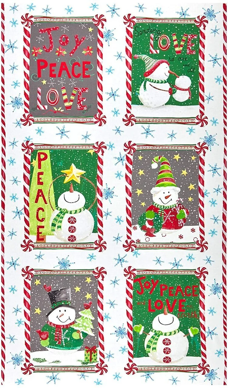 In the Beginning Joy Peace &amp; Love Panel