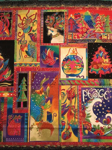 Laurel Burch Holiday Celebrations Panel