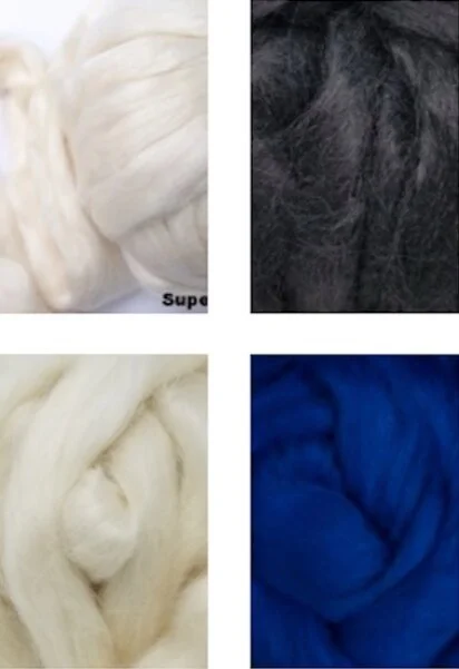 Mohair Roving Top